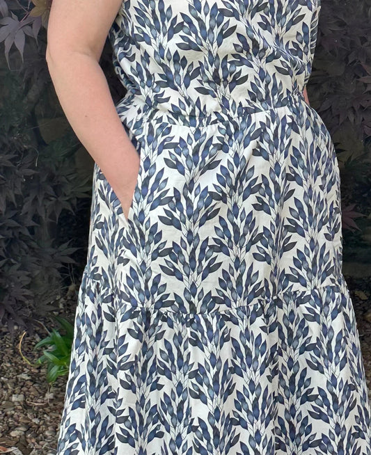 dress with pockets-how to add pockets to a garment pattern-sew much
