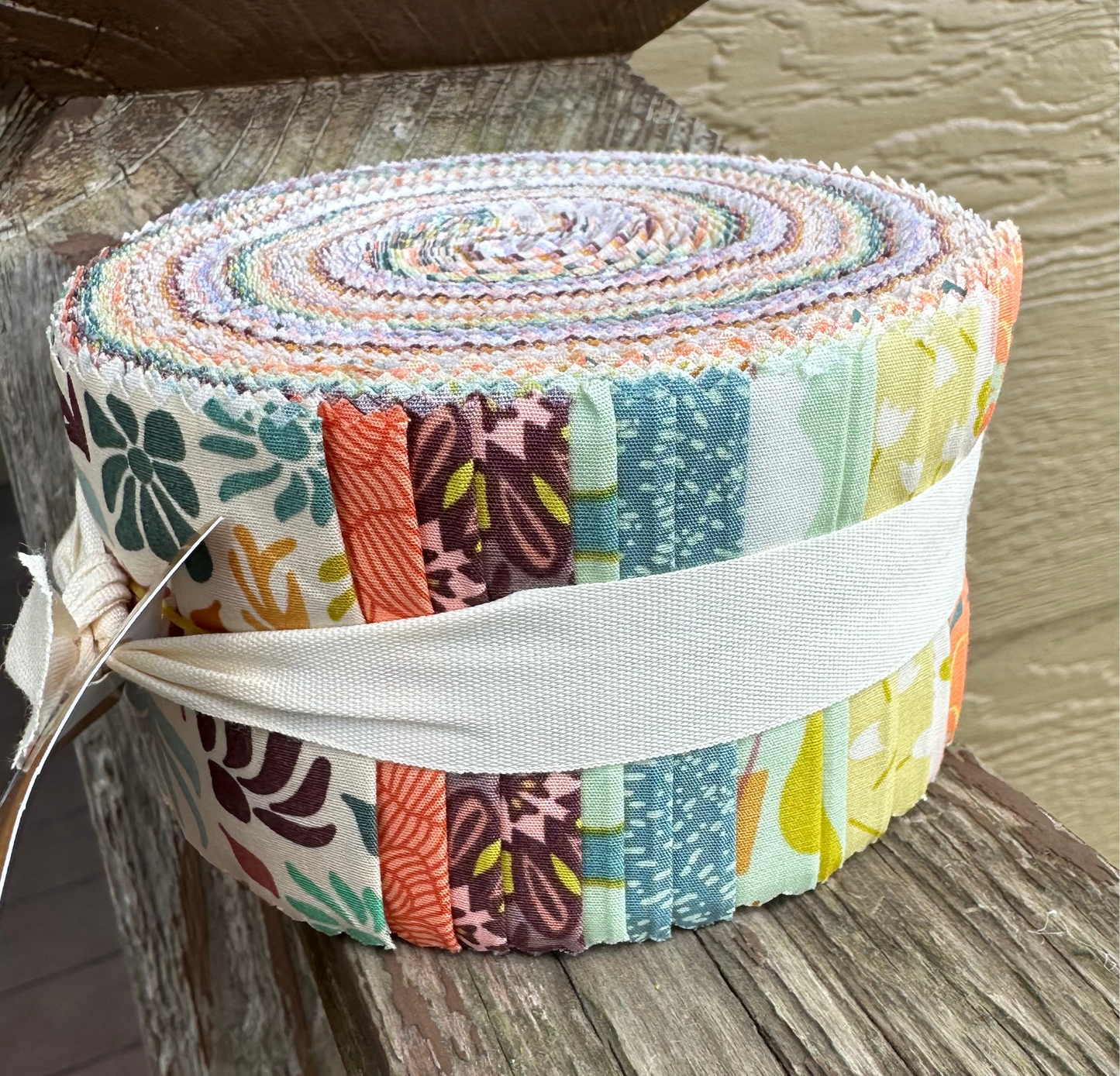 GeoBloom Strip Roll – 40 Precut 2.5” Strips by Sewcial Bee Collective | Art Gallery Fabrics