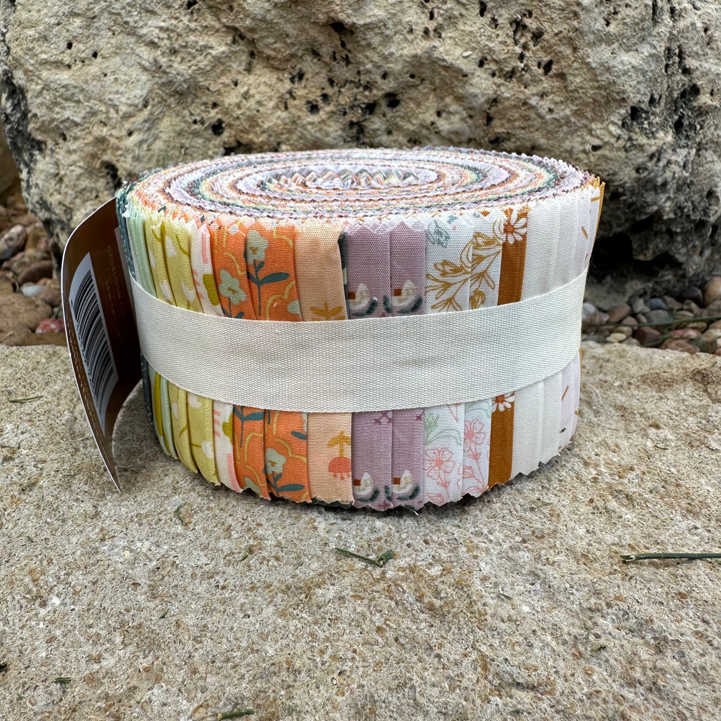GeoBloom Strip Roll – 40 Precut 2.5” Strips by Sewcial Bee Collective | Art Gallery Fabrics