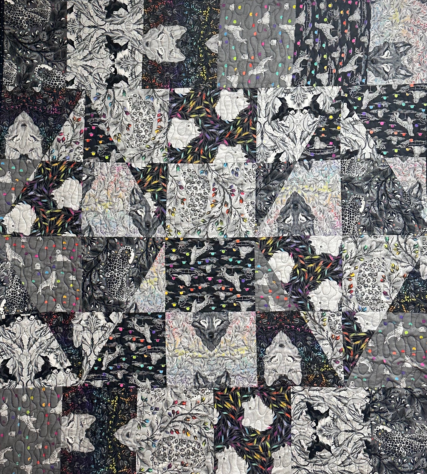 Eight In Motion – 8 Fat Quarter Quilt Pattern