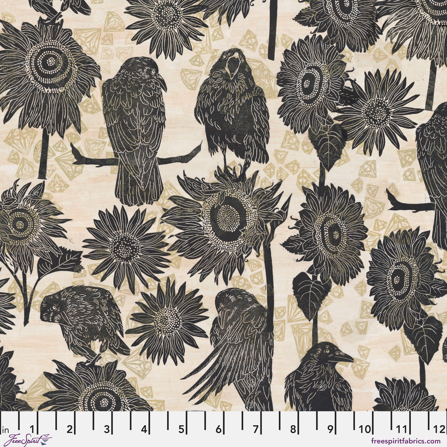 Valori Wells The Wisdom The Gathering Neutral cotton quilting fabric by FreeSpirit Fabrics