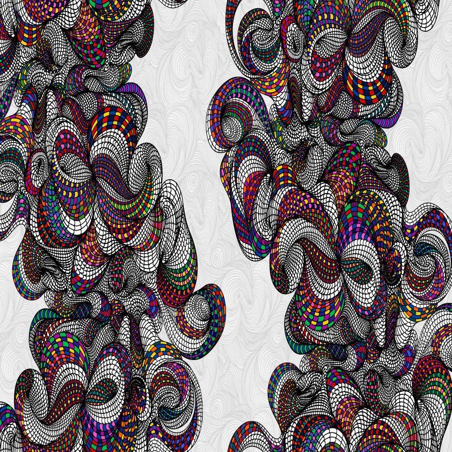 BioGeo-3 Dream by Adrienne Leban Free Spirit Fabrics PWAL017.VIVID - Sew Much