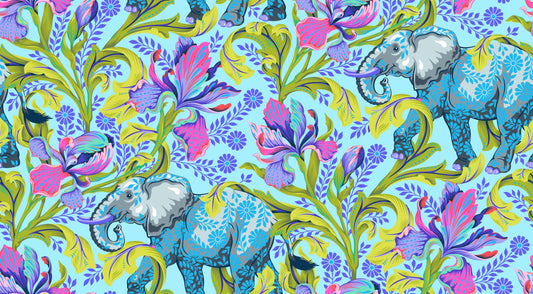 Tula Pink Everglow All Ears Aura Free Spirit Fabrics PWTP202.Aura - Sew Much