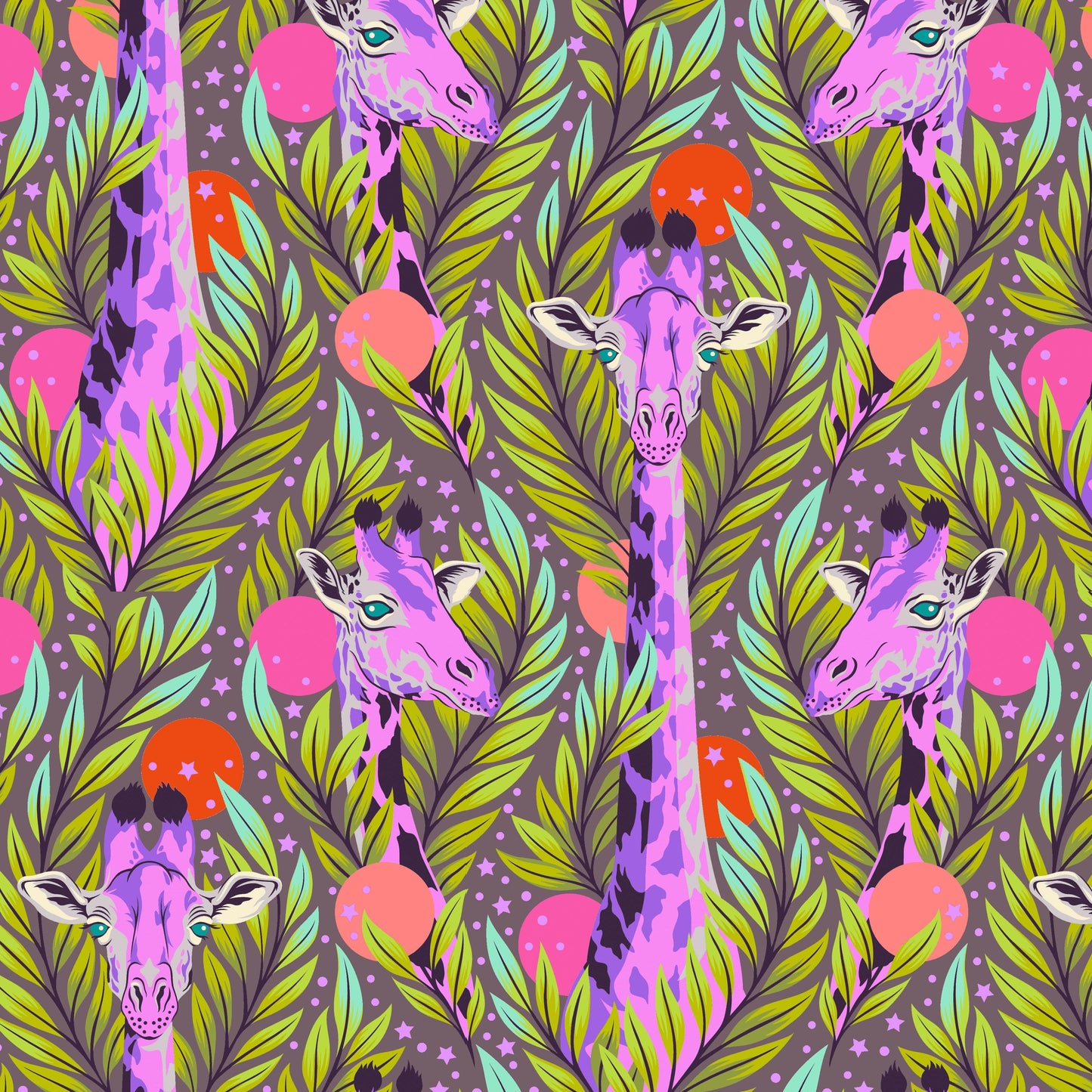 Tula Pink Everglow Neck For Days Free Spirit Fabrics PWTP203.Mystic - Sew Much