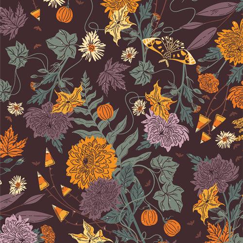Wicked Flora – Ghostly & Haunted by Art Gallery Fabrics - Sew Much