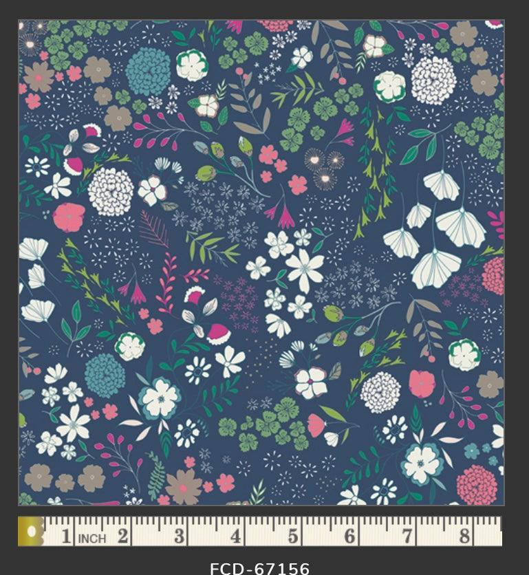 Art Gallery Fabrics Blooming Ground Luscious by Maureen Cracknell FCD-67156 - Sew Much