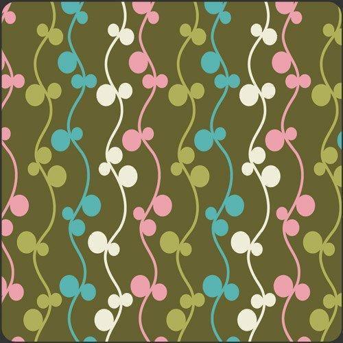 Art Gallery Fabrics Cotton Fabric Girly Girl Olive Vines GIG-501 2 yard piece.