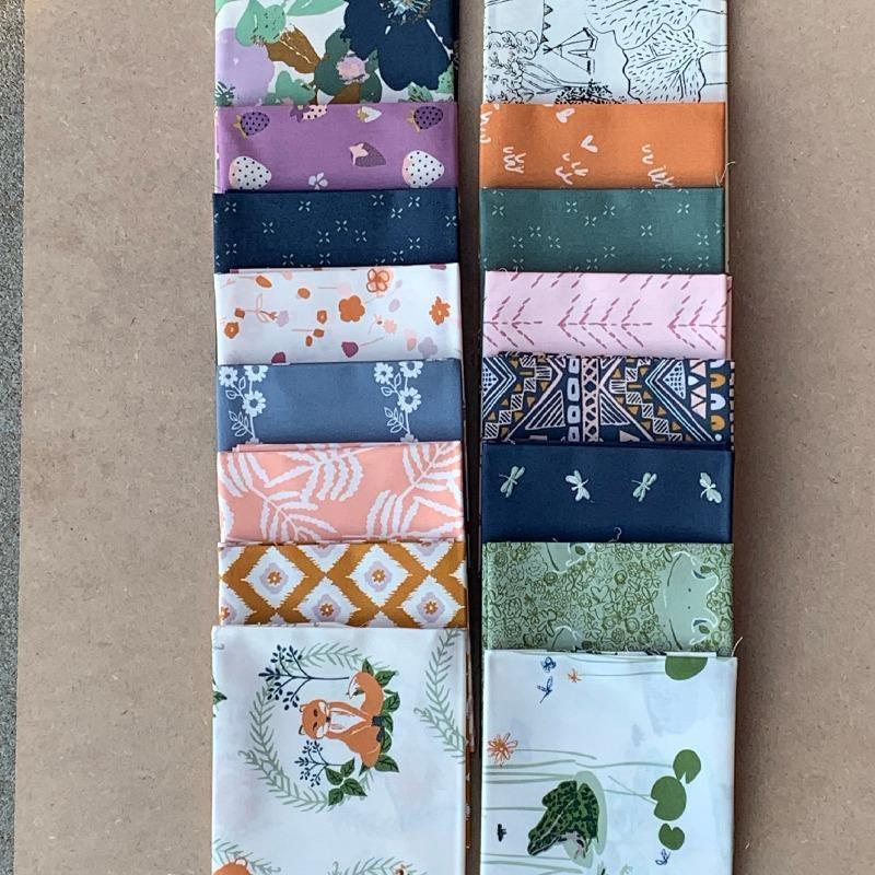 Art Gallery Fabrics Lilliput by Sharon Holland Fat Quarter Bundle.