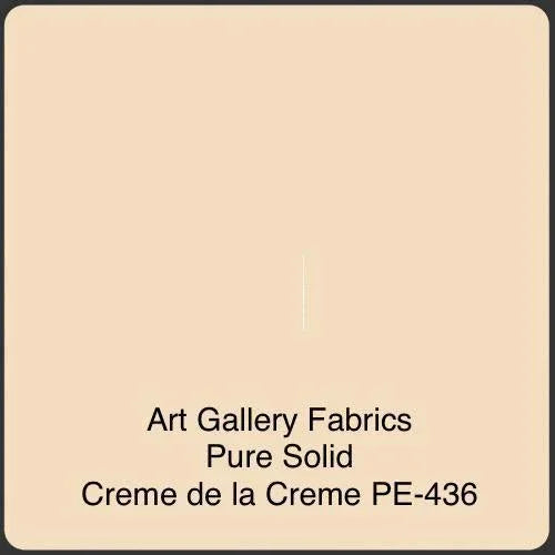 Art Gallery Fabrics Pure Solid Fabric Creme de la Creme PE-436 100% Cotton.