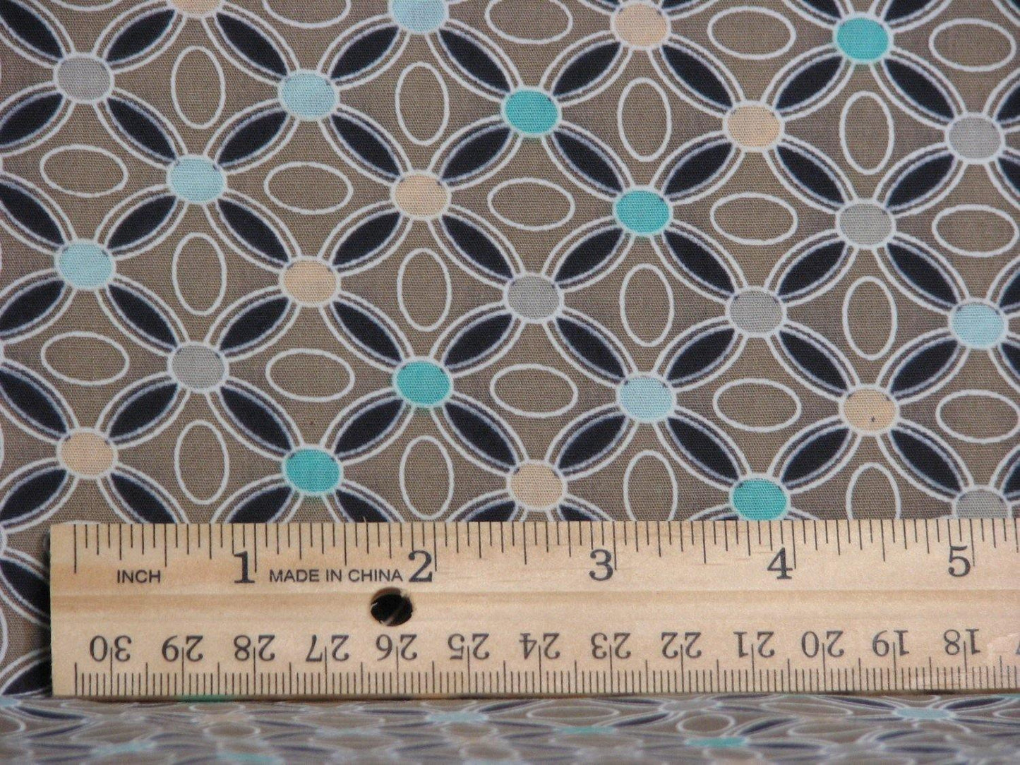 Art Gallery Fabrics Cotton Fabric Revive Cocoa Restful Medallions RE8727 2 yard piece.