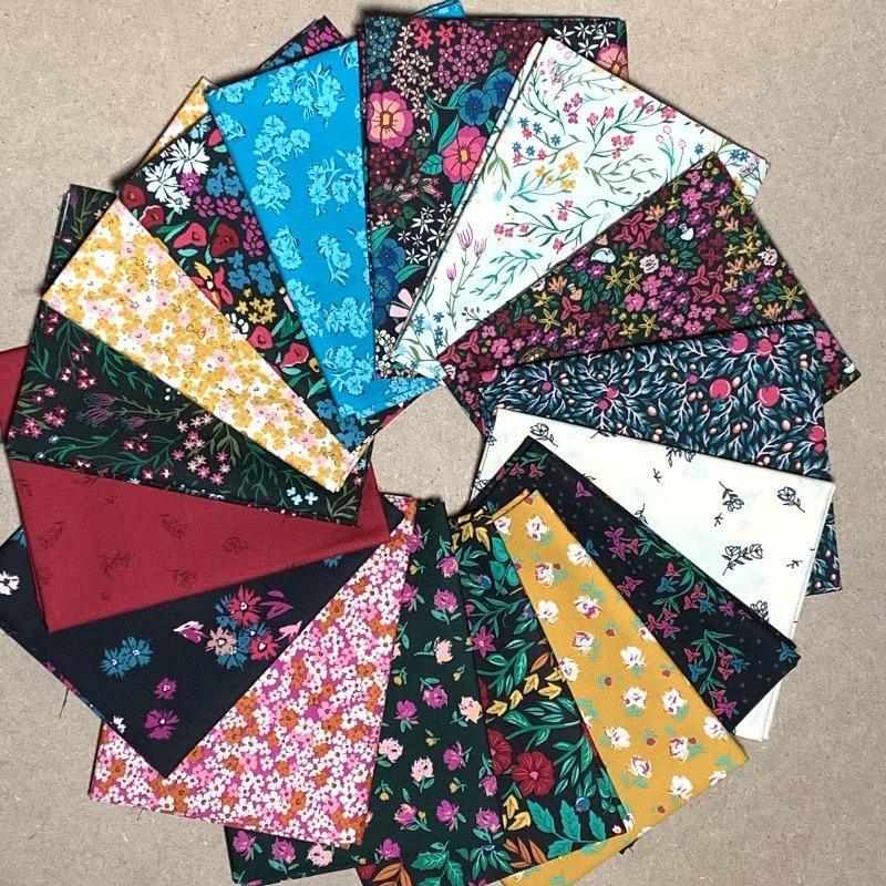 Art Gallery Fabrics The Flower Society Fat Quarter Bundle.