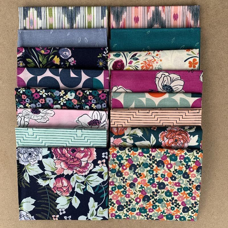 Art Gallery Fabrics Trouvaille Fat Quarter Bundle 16 Fat Quarters.