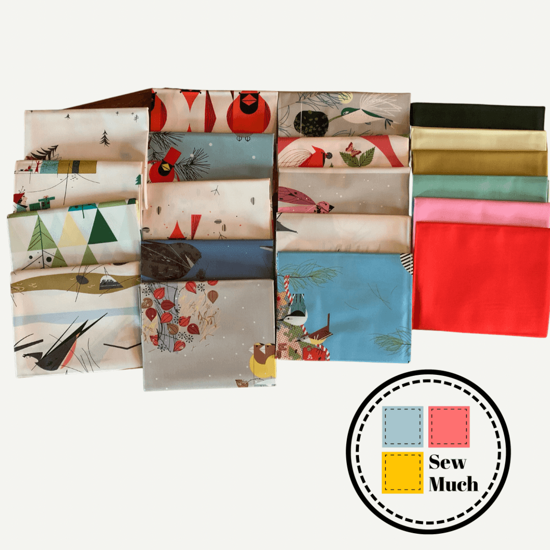 Charley Harper Holiday Best Birch Fabrics Fat Quarter Bundle - Sew Much