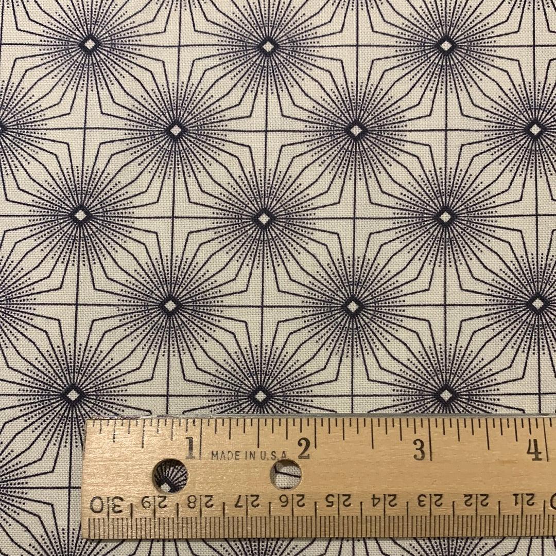 Maywood Studio Gentle Breeze MAS8519-N Navy and White Cotton Fabric - Sew Much