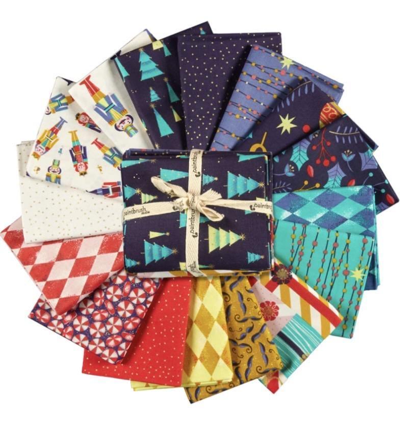 Night of the Nutcracker Paintbrush Studio Fat Quarter Bundle.