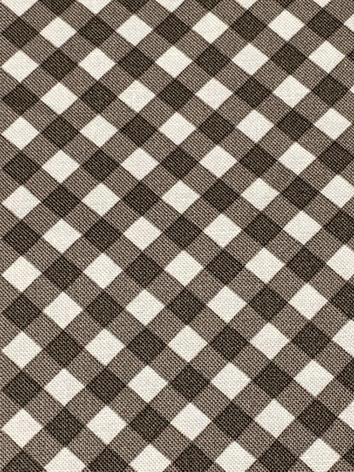 Poppie Cotton Prairie Sisters Grey Gingham - Sew Much