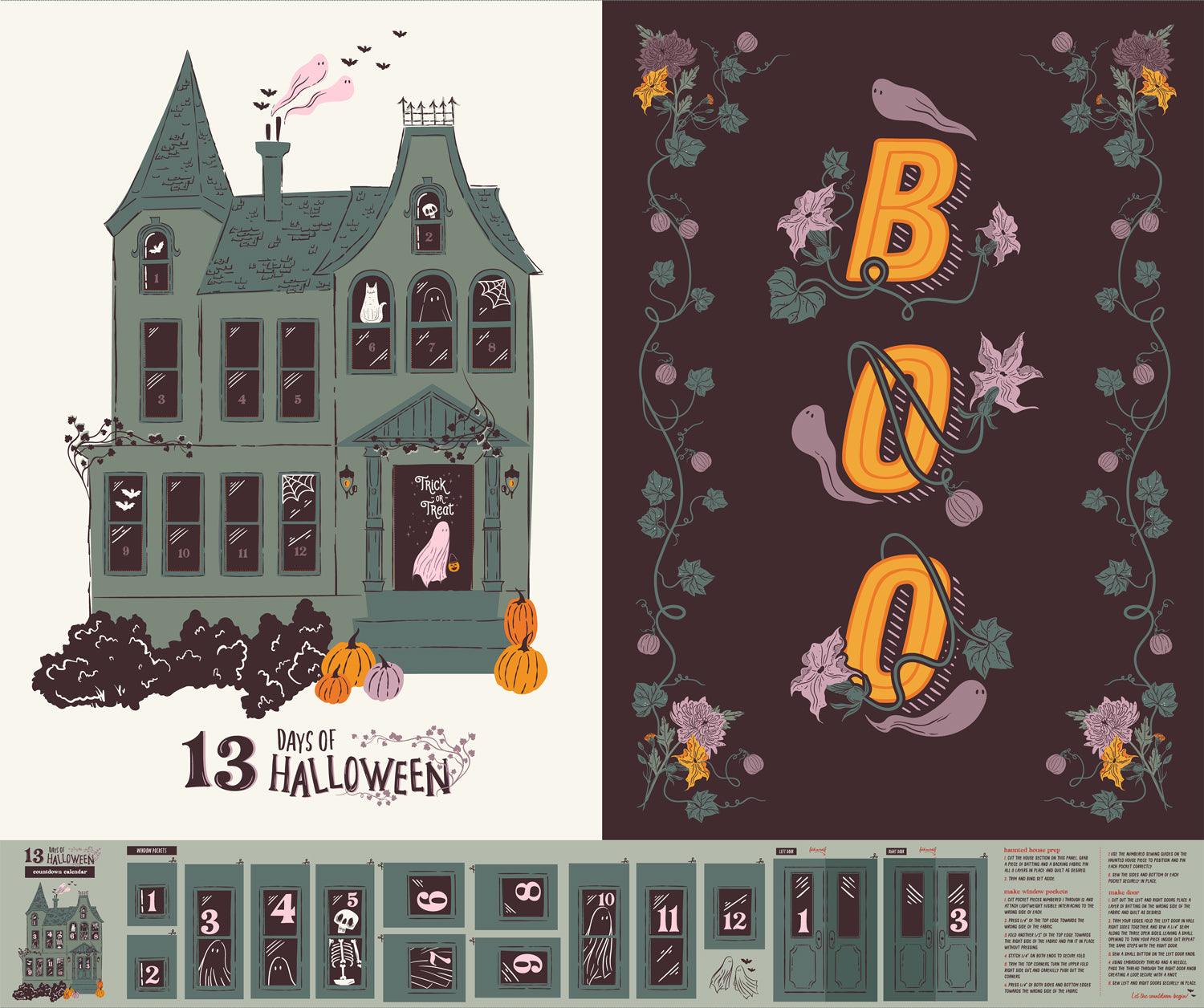 13-Days of Halloween Panel – Art Gallery Fabrics - Sew Much