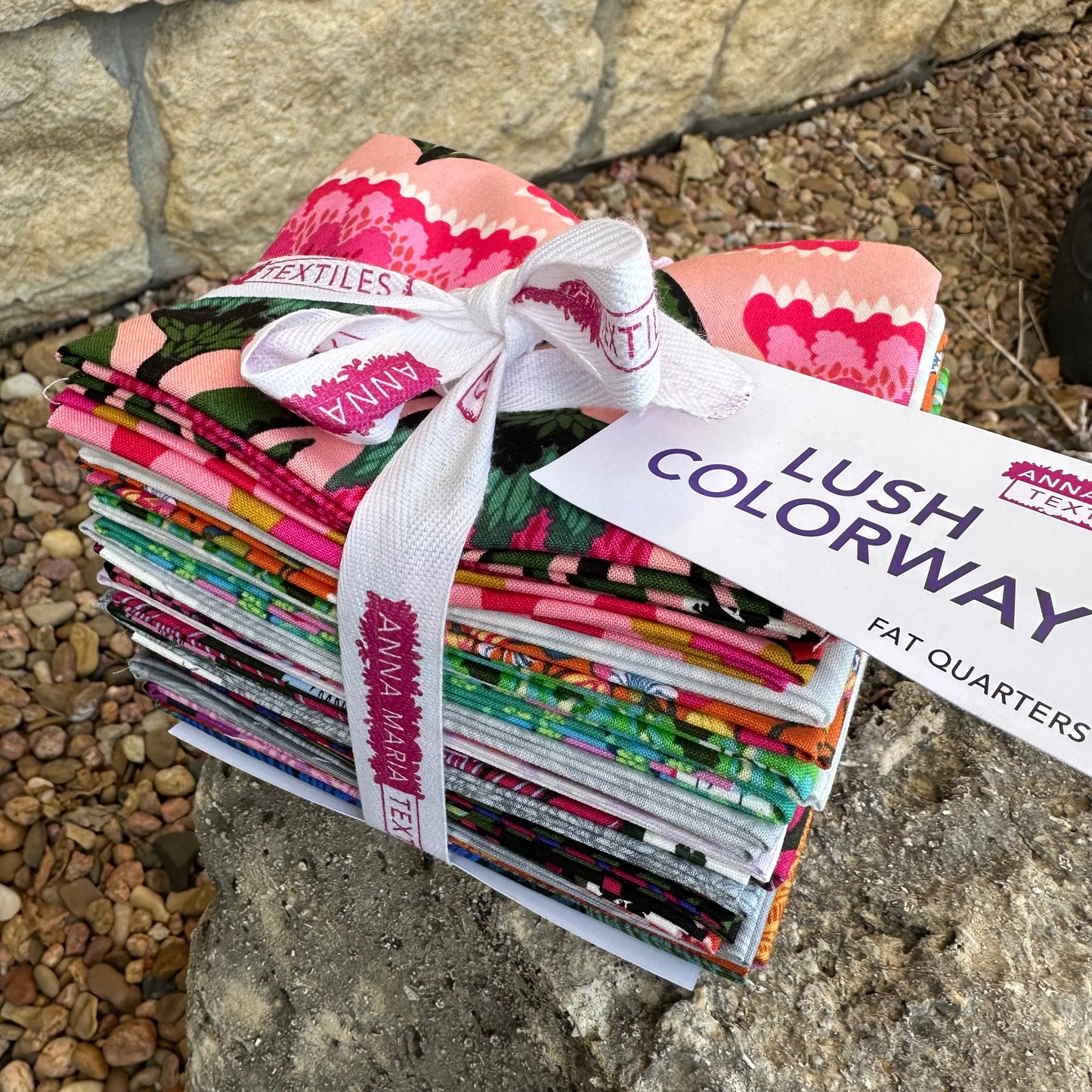 Anna Maria Textiles Lush Colorway Fat Quarter Bundle – 19 Quilting Cotton Prints by Northcott Fabrics