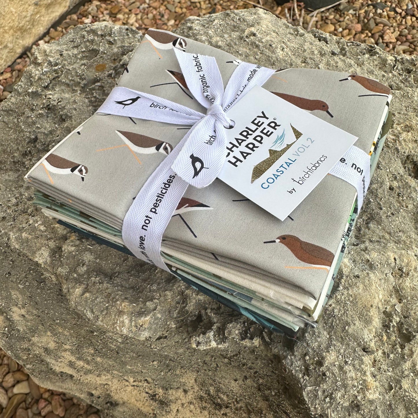 Charley Harper Coastal Volume 2 Fat Quarter Bundle – 13 Organic Cotton Prints by Birch Fabrics