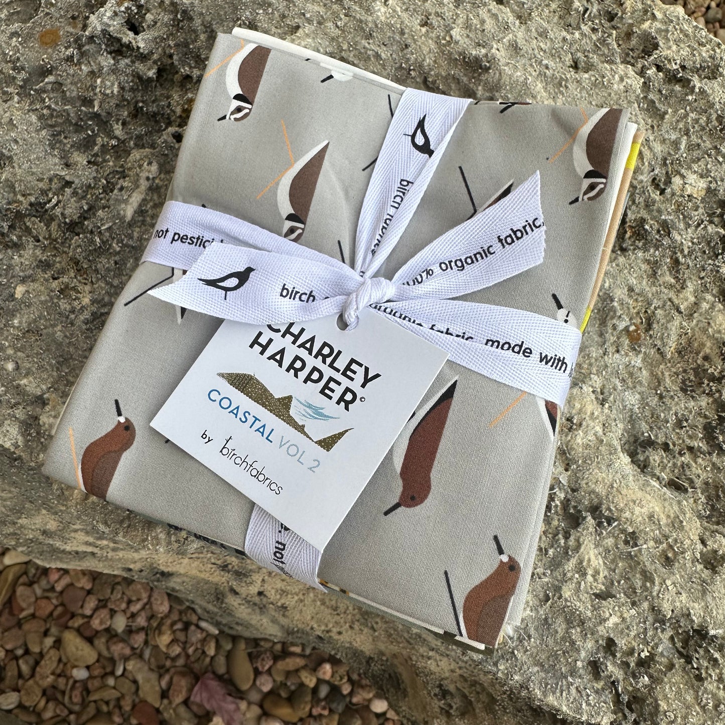 Charley Harper Coastal Volume 2 Fat Quarter Bundle – 13 Organic Cotton Prints by Birch Fabrics