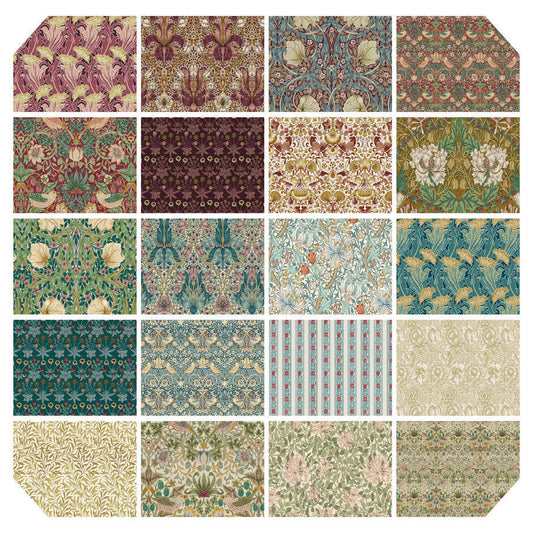 Morris & co fat quarter fabric bundle 