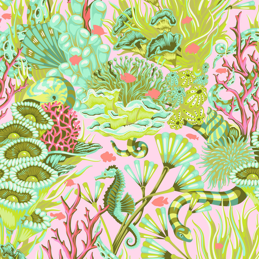 Tula Pink Reef What You Sew Coralline Yardage – FreeSpirit Fabrics Quilting Cotton