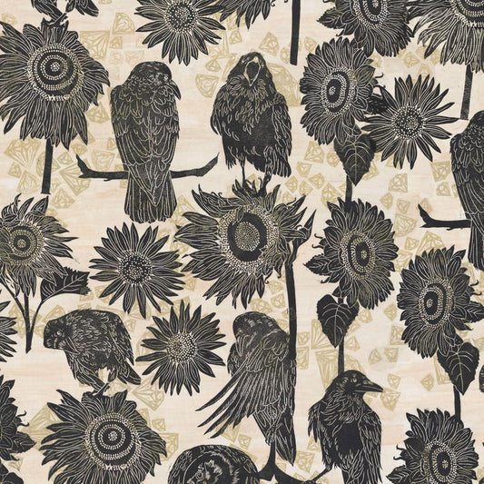 Valori Wells The Wisdom The Gathering Neutral cotton quilting fabric by FreeSpirit Fabrics