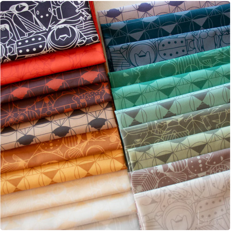 Charley Harper End Papers Basics Vol. 2 – 20 Fat Quarter Bundle by Birch Fabrics