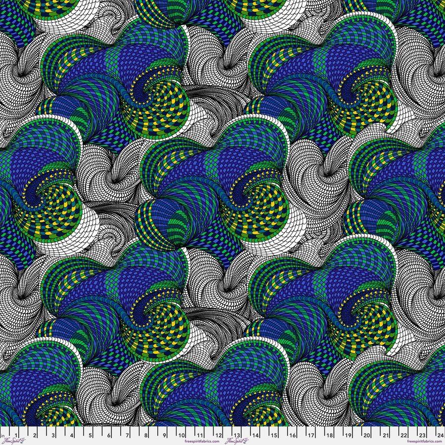 BioGeo 3 Splash by Adrienne Leban And FreeSpirit Fabrics PWAL018.SEASPLASH - Sew Much