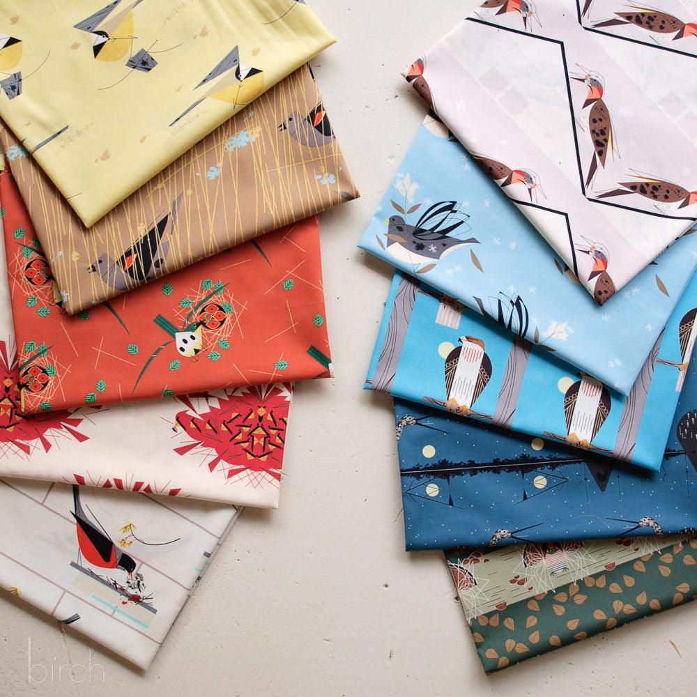Charley Harper Ford Times Birds Vol 2 By Birch Fabrics Fat Quarter Fabric Bundle - Sew Much