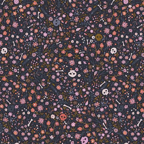 Eerie Boneyard Nocturnal By Katarina Roccella For Art Gallery Fabrics - Sew Much