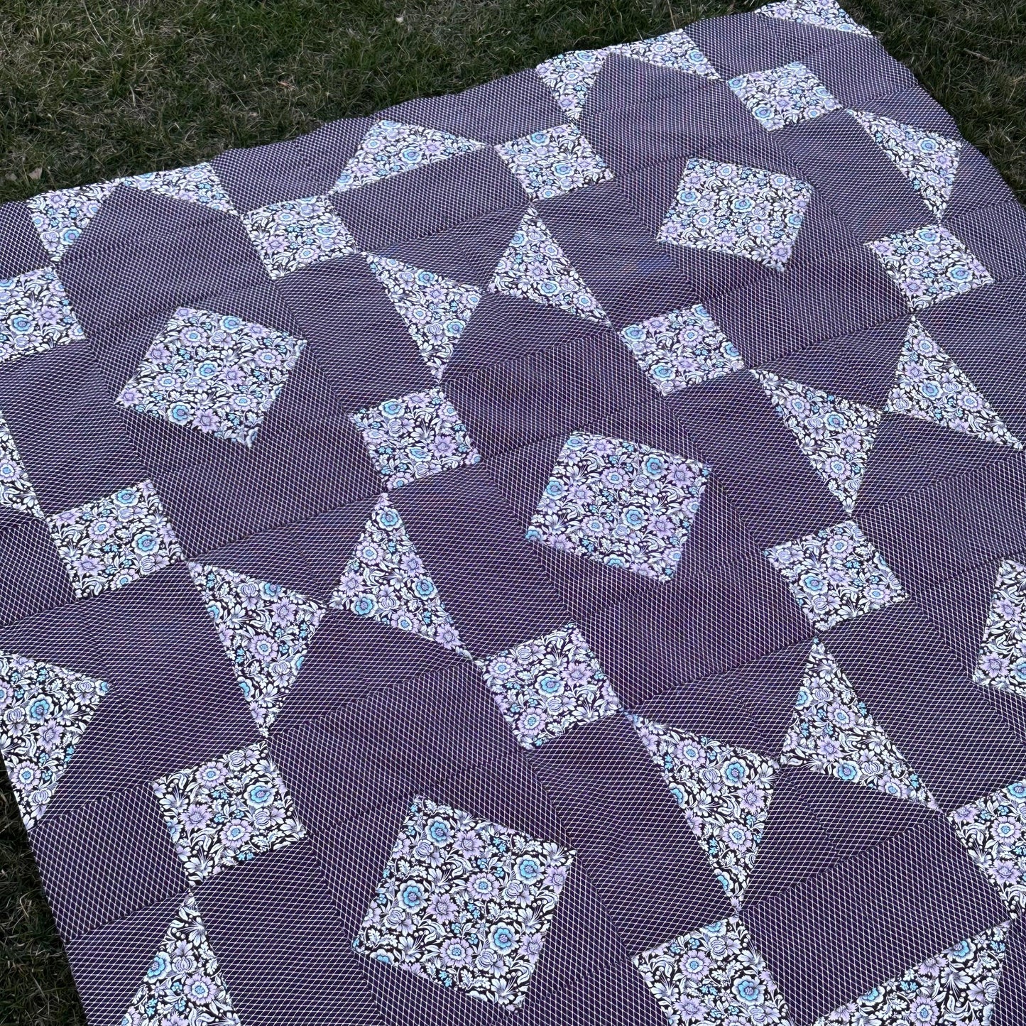 Fleur De Squares Quilt Pattern-Easy Confident Beginner Friendly Quilt Project - Sew Much