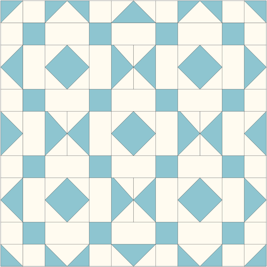 Fleur De Squares Quilt Pattern-Easy Confident Beginner Friendly Quilt Project - Sew Much
