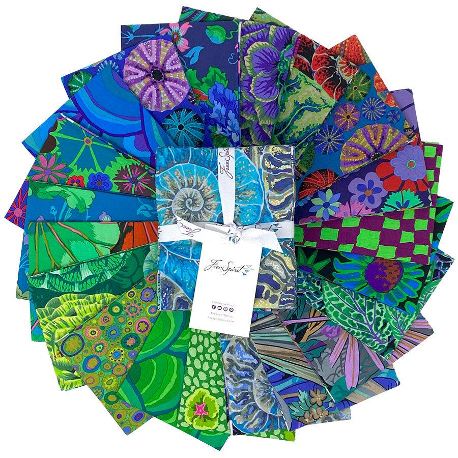 Kaffe Fassett Collective August 2024 Fat Quarter Bundle Cool - Sew Much