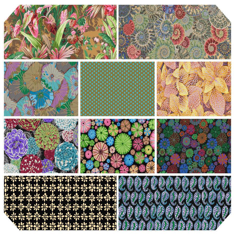 Kaffe Fassett Collective August 2024 Fat Quarter Bundle Dark - Sew Much