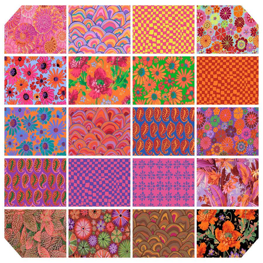 Kaffe Fassett Collective August 2024 Fat Quarter Bundle Hot - Sew Much