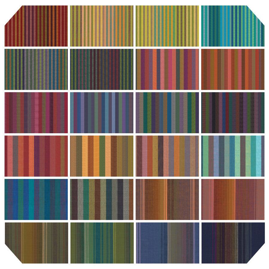 Kaffe Fassett Woven Stripe Fat Quarter Bundle – 24 Fat Quarters - Sew Much