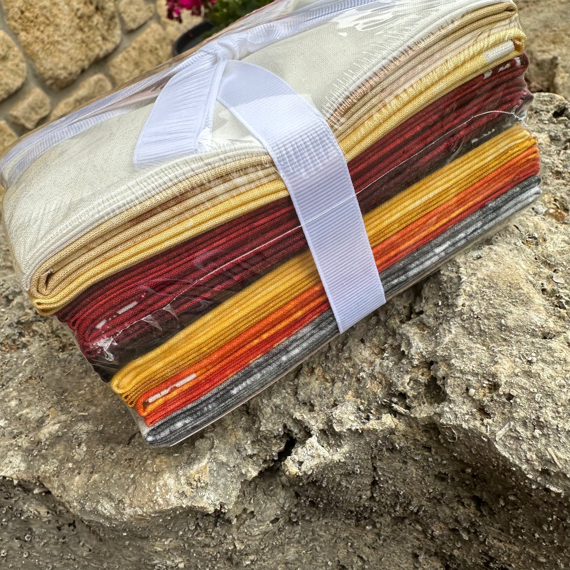 Plaster of Paris – Warm Colors Fat Quarter Bundle (15 FQs) Frond Design Studios for Northcott Fabrics - Sew Much