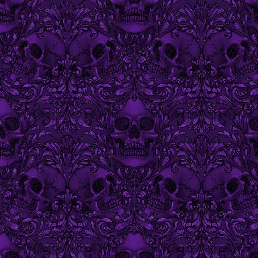 Rachel Hauer Mystic Moonlight Skull Damask FreeSpirit Fabrics - Sew Much