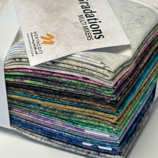 Stonehenge Gradations II Multi Mixers Fat Quarter Bundle By Northcott - Sew Much