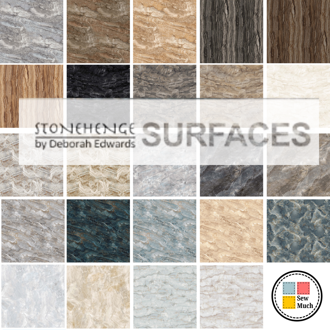 Stonehenge Surfaces 10" Squares Tile Pack Fabric Bundle by Northcott