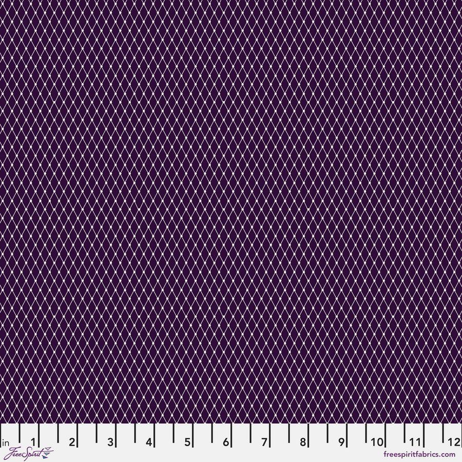 Tula Pink Night Shade Deja Vu Free Spirit Fabrics Fishnet-Equinox PWTP212.EQUINOX Free SpiritFabrics - Sew Much