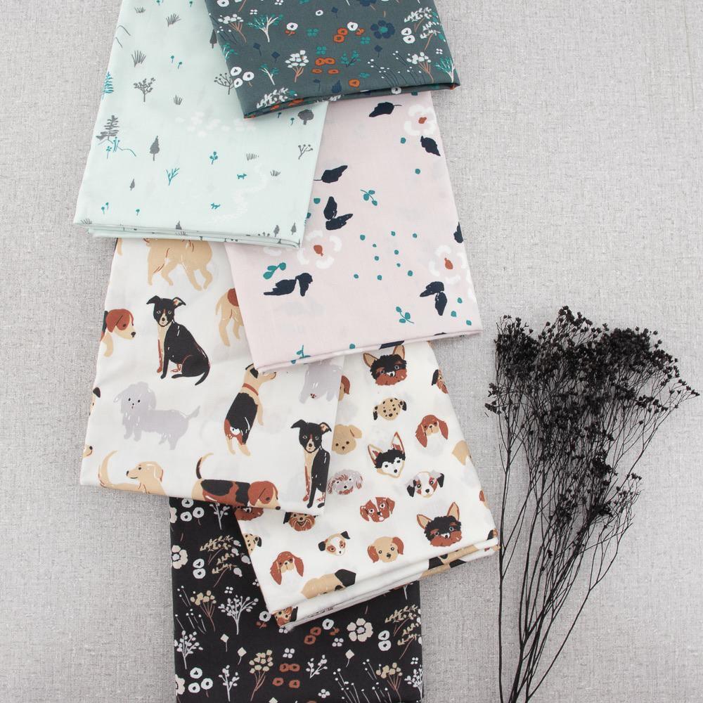 Birch Fabrics Dog Park by Jenny Ronen Fat Quarter Bundle.