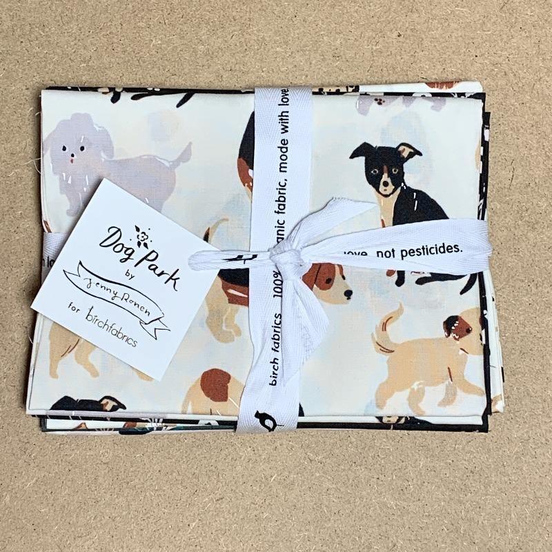 Birch Fabrics Dog Park by Jenny Ronen Fat Quarter Bundle.