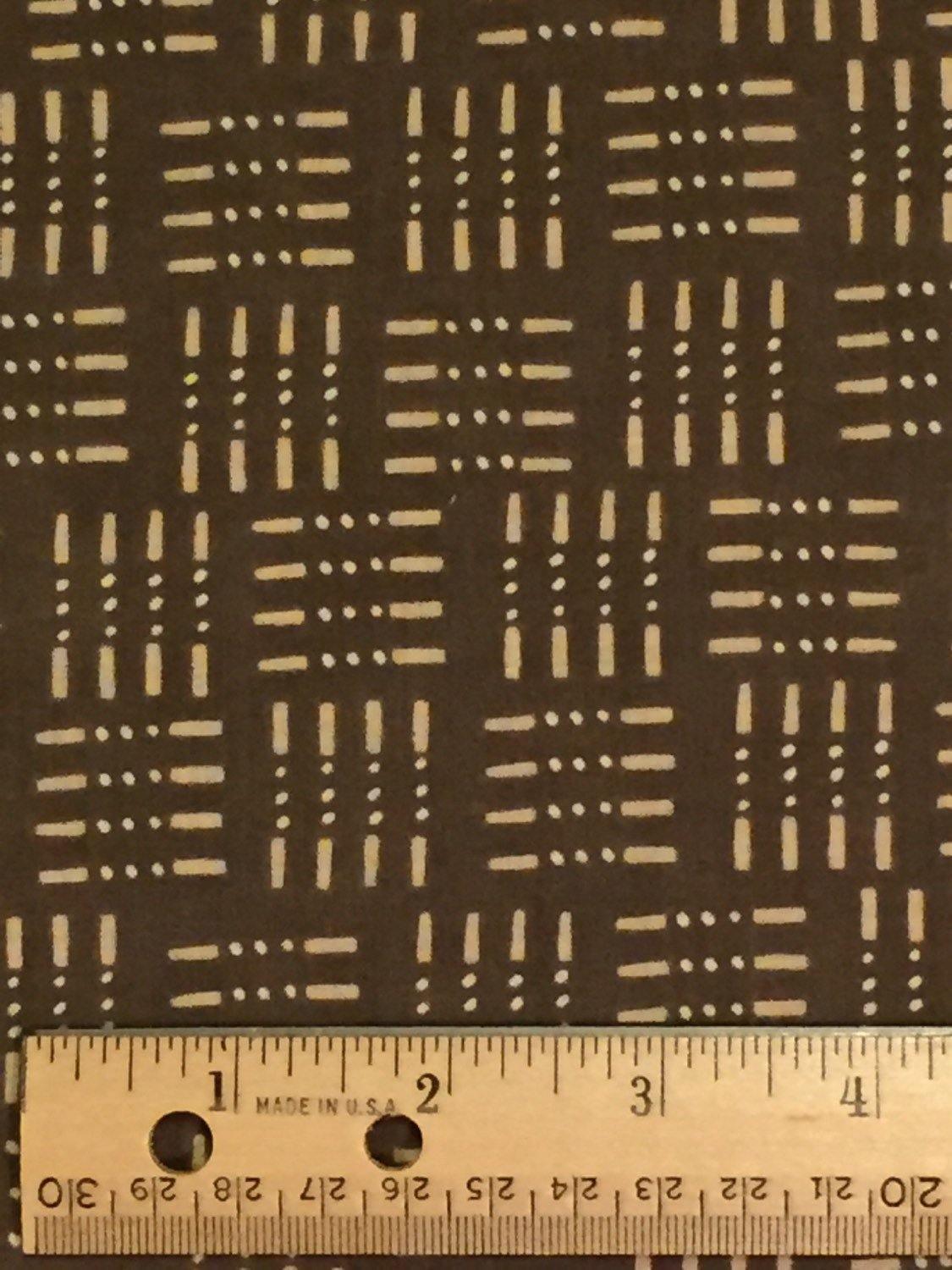 Clothworks Textiles Sadie Hummingbird Garden Y1652-13 Dark Khaki Cotton Fabric - Sew Much