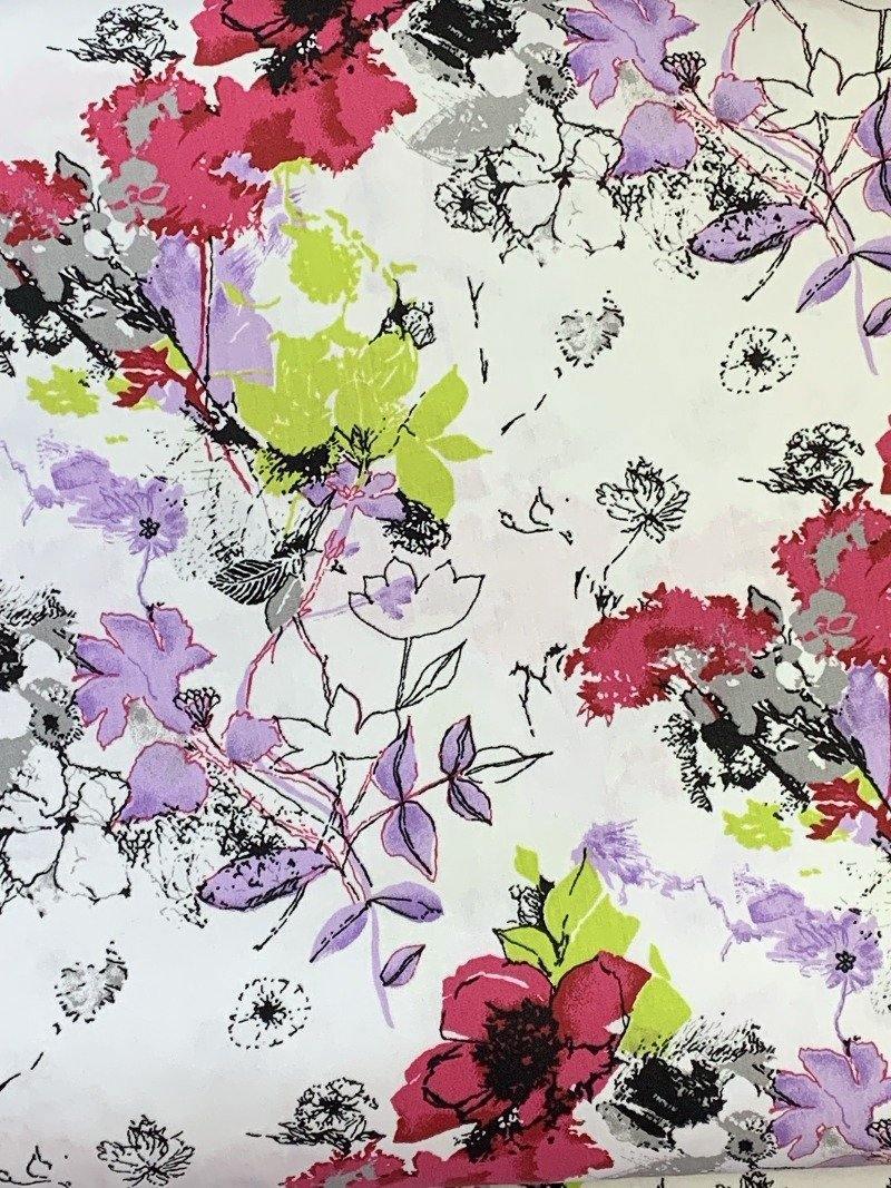 Cotton fabric colorful floral fabric by the yard - Sew Much