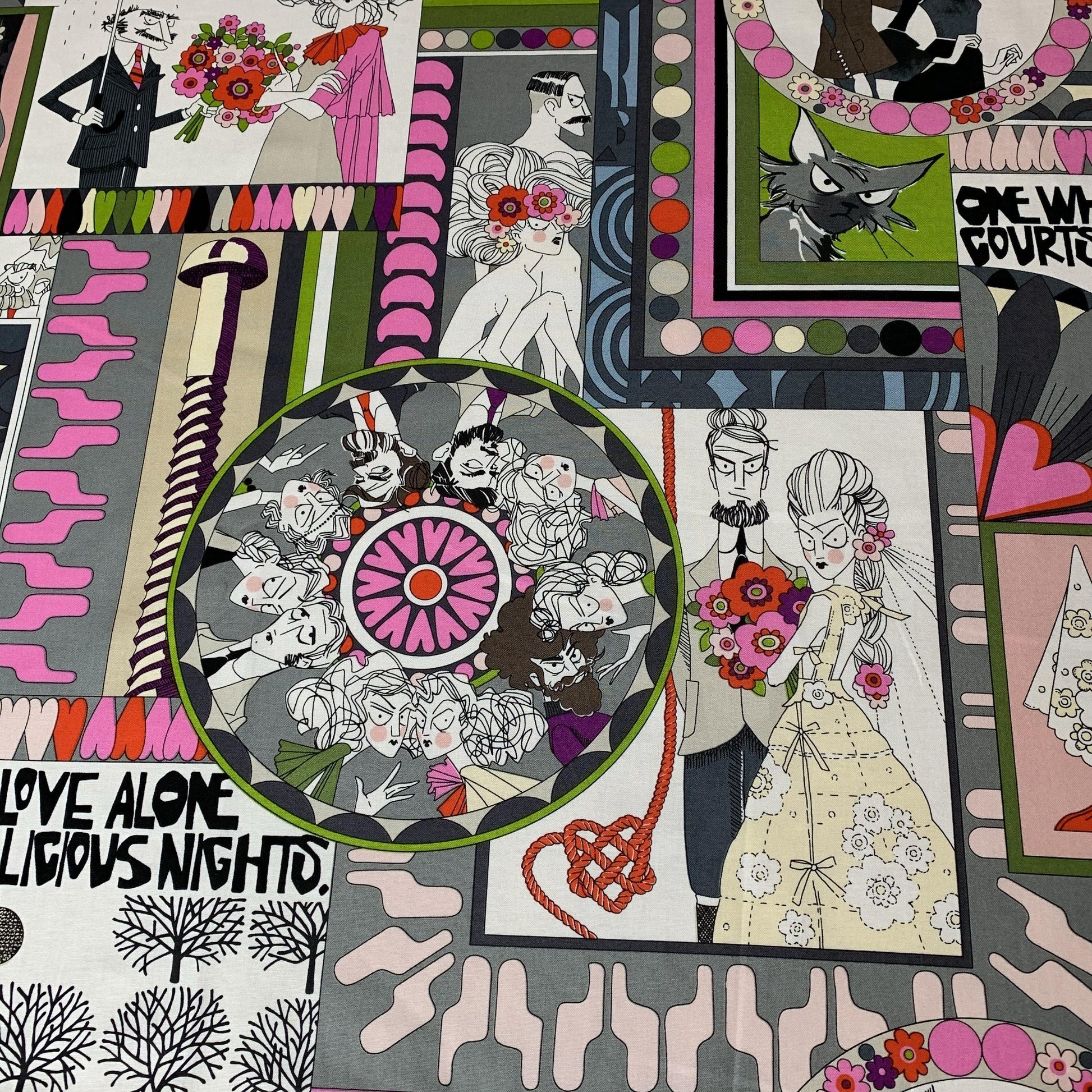 Ghastlie Love Alexander Henry Fabrics.