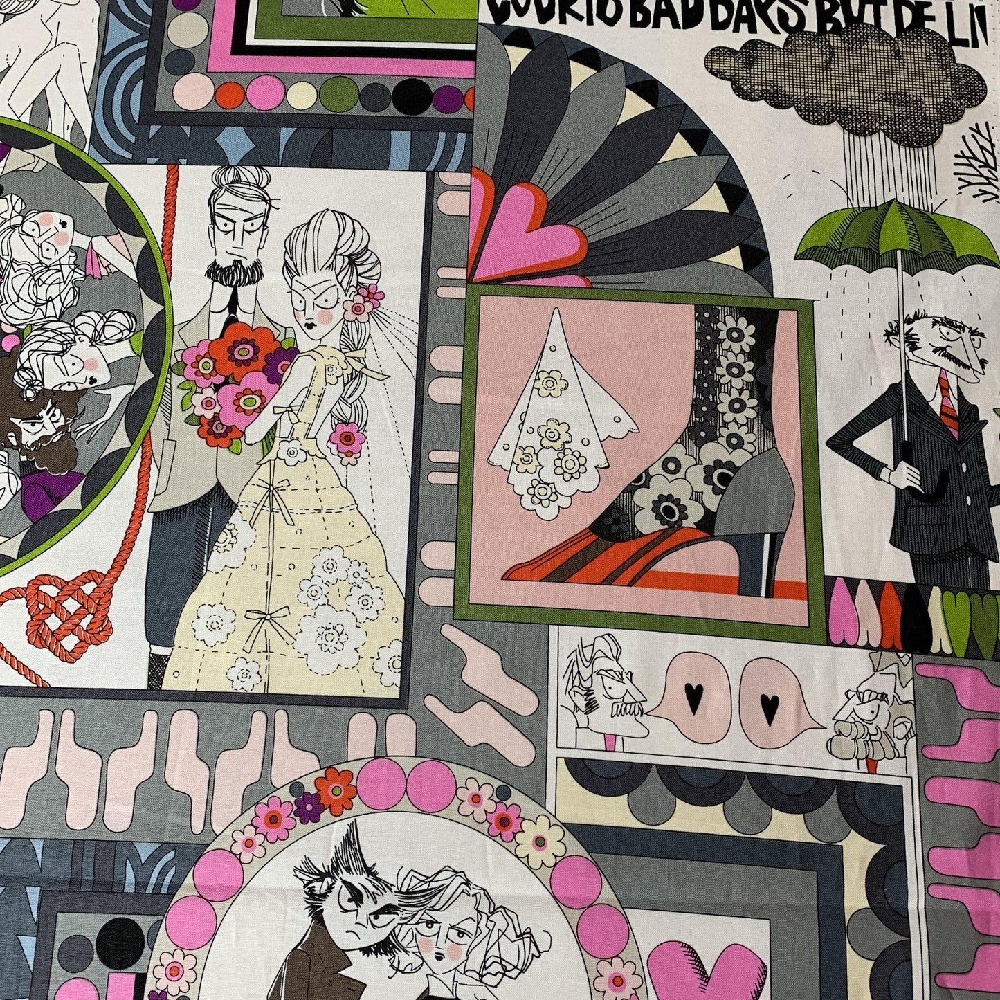 Ghastlie Love Alexander Henry Fabrics.