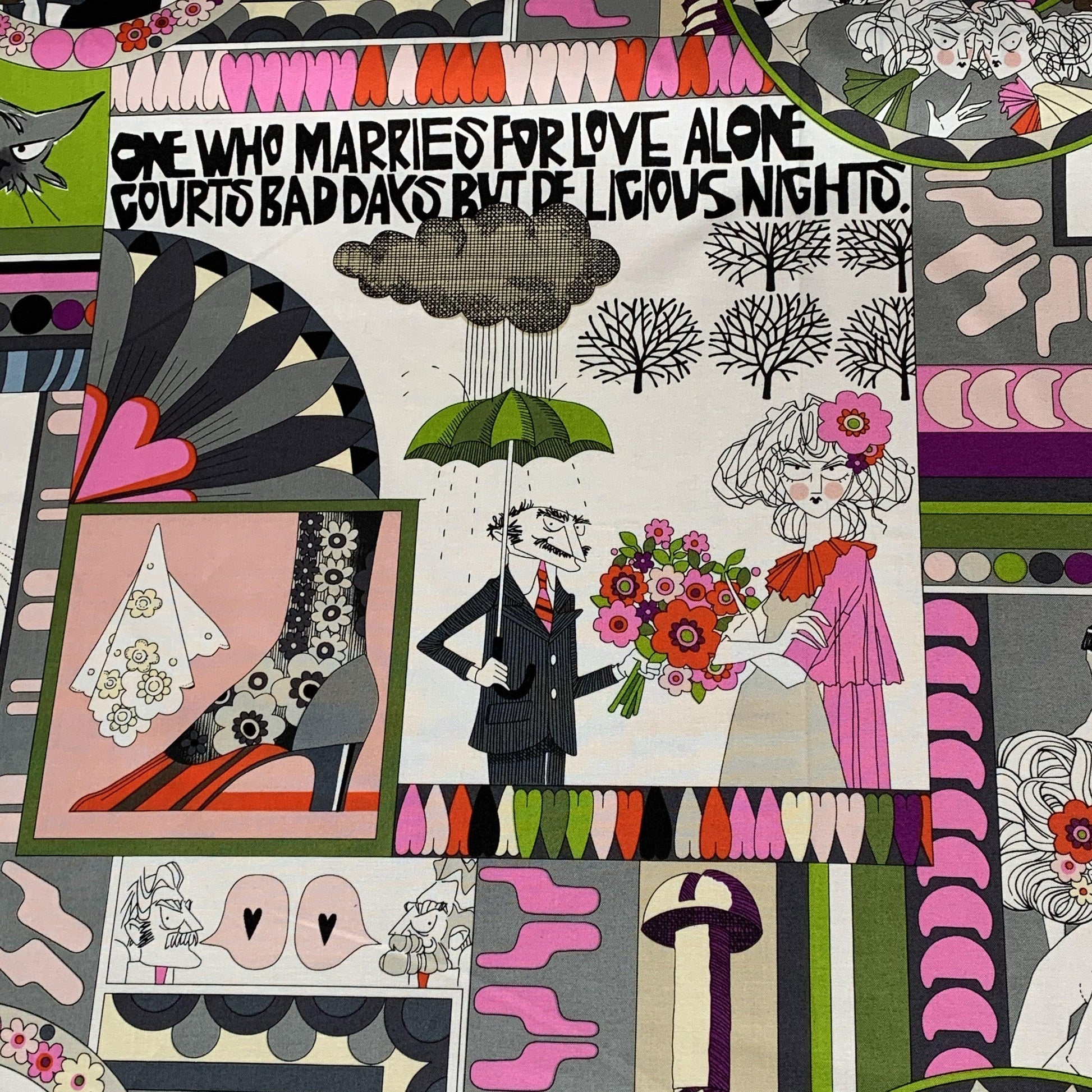 Ghastlie Love Alexander Henry Fabrics.