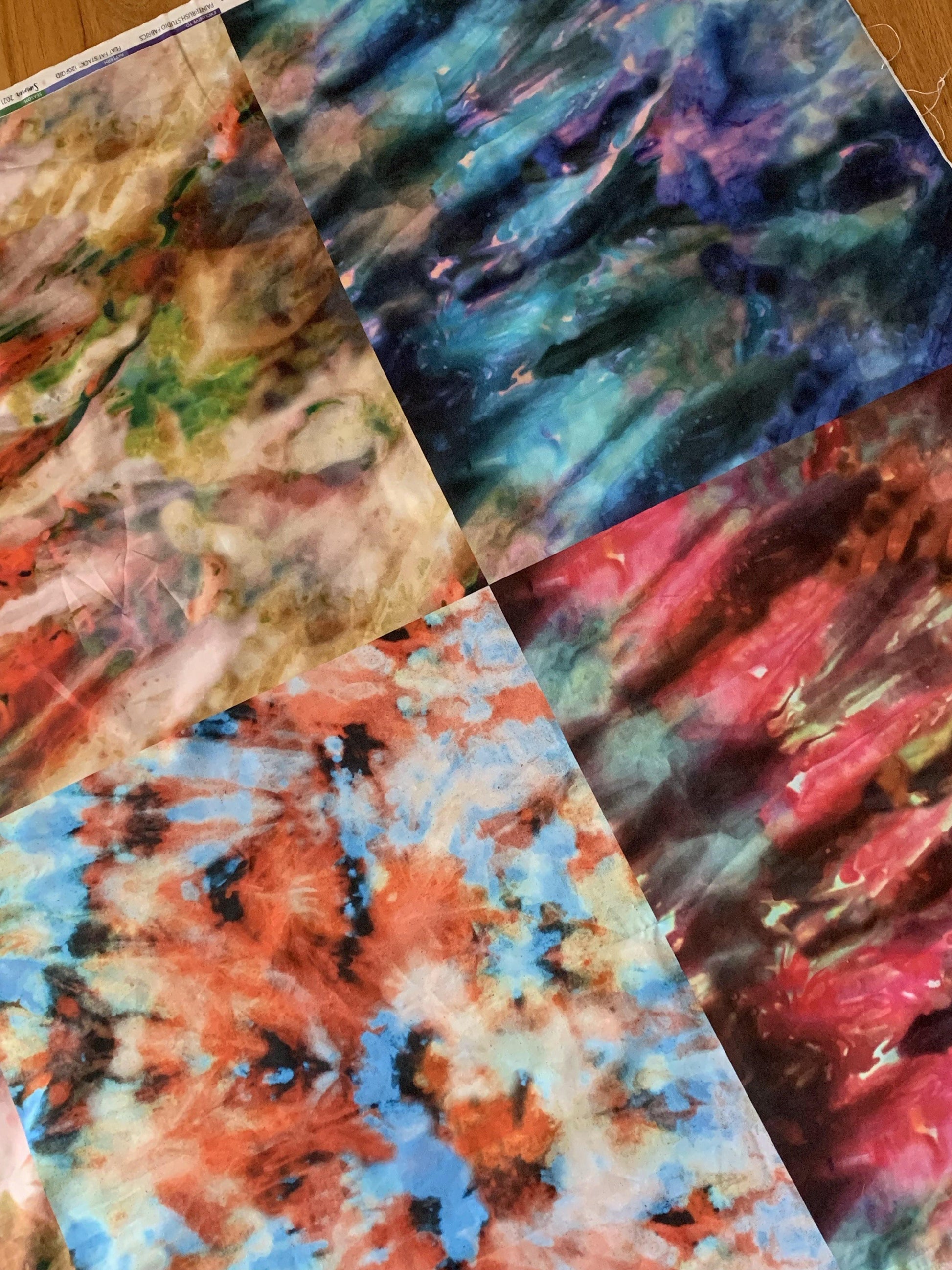 Ice Dye by Kim Eichler Mesmer  Paintbrush Studio Fat Quarter Bundle Flat Stack - Sew Much